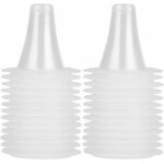 200pcs embouts pour braun thermom�tre auriculaires, capuchons couvre filtres de sonde de rechange lentilles ...