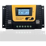 20a contrleur de charge solaire 12v 24v 36v 48v identification automatique, rgulateur charge solaire ...