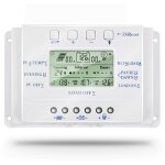 20a rgulateur de charge solaire 12v / 24v tension d'identification automatique rgulateur d'intelligence ...