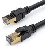 Ouylaf - 20m câble ethernet cat 8 câble réseau lan gigabit rj45 plat haute vitesse, cordon de brassage ... Ouylaf - 20m câble ethernet cat 8 câble réseau lan gigabit rj45 plat haute vitesse, cordon de brassage ...