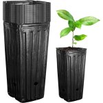 20pcs grands pots d'arbre, pots d'arbre de pépinière profonde en plastique, 7, 8 pouces de haut pots ... 20pcs grands pots d'arbre, pots d'arbre de pépinière profonde en plastique, 7, 8 pouces de haut pots ...