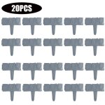20pcs jardin clture bordure pliante paysage imitation pierre plastique jardin clture pelouse clture ...