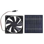 20w ventilateur d'extraction solaire extracteur d'air mini ventilateur ventilateur aliment� par panneau ...