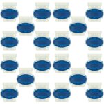 20x raccords pour cbles de dlimitation tondeuses - robots, tanches, bleus, transparents compatible ...