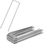 20x sardines de fixation acier anti - rouille piquets jardin camping cl�ture agrafes g�otextile toile ...