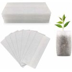 20x20cm lot de 300 sacs biod�gradables non tiss�s pour p�pini�re - sacs de croissance pour plantes, fleurs, ...