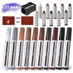 21 pcs stylos de retouche de meubles marqueur feutré multi - usages kit de réparation de meubles pour ... 21 pcs stylos de retouche de meubles marqueur feutré multi - usages kit de réparation de meubles pour ...