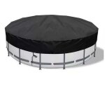 210d housse de piscine ronde de pour piscines hors sol 183 / 30cm, couverture solaire, couverture de ...