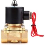 220v 1 / 2 - inch vanne �lectromagn�tique �lectrique, �lectrovanne normalement ferm�e pour le gaz, air, ...