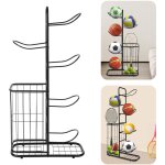 23, 5 x 58 x 116 cm support de rangement pour ballons de basket, �tag�re de rangement pour ballons de ...