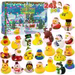 24 pièces calendrier de l'avent canards en caoutchouc 2024 jouets de bain canards en caoutchouc de noël ... 24 pièces calendrier de l'avent canards en caoutchouc 2024 jouets de bain canards en caoutchouc de noël ...