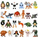 24 pi�ces figurines d'action brainrot italiennes, jouets italiens figurines de tung sahur jouets dr�les ...