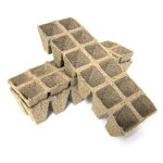 24 pots carr�s en tourbe - 4x4x5cm - vg garden