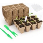240 pièces pot semis, pot de culture, godets pour semis de graines, avec 100x étiquettes pour plantes ... 240 pièces pot semis, pot de culture, godets pour semis de graines, avec 100x étiquettes pour plantes ...
