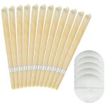 25 bougies auriculaires en cire d'abeille avec filtre, pour le nettoyage des oreilles, parfum�es