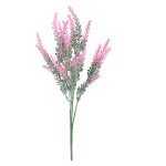 25 heads wedding artificial flowers lavender fake bridal bouquet party home decor (rose red)