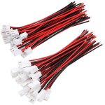 25 paires jst xh 2. 54mm 2 - broches m�le et femelle micro connecteur prise avec 10cm 22awg fil �lectrique ...