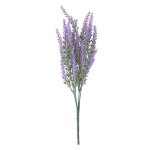 Basetbl - 25 têtes de fleurs artificielles de mariage, bouquet de mariée artificiel à la lavande, décoration ... Basetbl - 25 têtes de fleurs artificielles de mariage, bouquet de mariée artificiel à la lavande, décoration ...