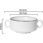 255ml porcelaine bols � d�jeuner, bol � soupe avec poign�e, bol � dessert en porcelaine, bols � c�r�ales, ...