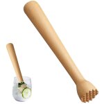 25cm � 3. 5cm pilons de bar en bois, broyeur en bois pour cocktails, pilon de fermentation, broyeur � ...