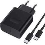 25w chargeur usb c secteur charge rapide pour samsung galaxy s25 / s24 / s23 / s22 / s21 ultra / s20 ...