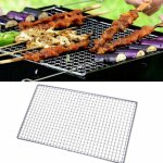 25x40cm)filet de cuisson en carbone pour barbecue, grille de cuisson, grille de barbecue en acier inoxydable, ...