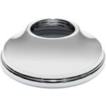 Pepte - 26mm (3 / 4') collier forme cne rtro chrom acier plaqu couvercle robinet rose