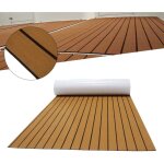 270 x 90cm teck eva mousse bateau plancher tapis auto - adh�sif pont tapis brun