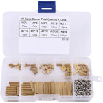270pcs coffret entretoise ronde female x female m2 en acier inoxydable + vis cruciforme - gistuch
