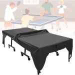280x153x73cm housse table de ping pong, r�sistante � l'eau et aux uv, housse de protection pour table ...