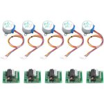 28byj - 48 uln2003 moteur pas � pas 5v + carte pilote uln2003 pour arduino - 5pcs