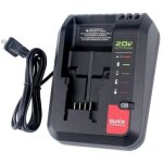 Charger 2a chargeur de batterie au lithium de remplacement, pour black and decker 18v porter cable stanley ...