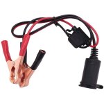 2ft 12v 24v prise allume - cigare adaptateur 15a pinces crocodile batterie de voiture cordon rallonge ...