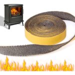2m x 10mm x 3mm, joint poele a bois joint insert chemine bois bande d'tanchit adhsive convient aux ...