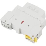 2p 20a contacteur ac domestique din rail 220v / 230v 50 / 60hz, contacteur domestique ac, 1no 1nc, avec ...