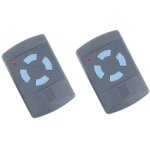 2pack t�l�commande de garage sdre hsm4 868 mhz avec 4 boutons couleur bleue remplacer les �metteurs hormann ...