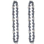 2pcs 4 pouces mini trononneuse lectrique sans fil chane de scie  chane pour la coupe du bois branches ...