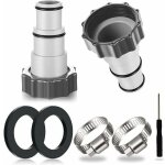 2pcs adaptateur tuyau piscine, adaptateur piscine, adaptateur pour piscine intex, adaptateur tuyau piscine, ...
