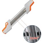 2pcs affteuse pour trononneuse porte - lime 2 en 1 pour chane de trononneuse 3 / 8' p  4, 0 mm