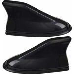 2pcs antenne toit qashqai, universal auto voiture plastique aileron de requin en forme de base antenne ...