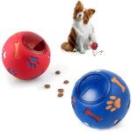 2pcs balle � friandises pour chien jouet pour chiot distributeur de friandises pour chiot jouet interactif ...