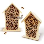 2pcs bambous hotel � insectes, h�tel � insectes � construire enfant, hotel a insectes en kit, maison ...