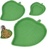 2pc bol d'alimentation pour reptiles, accessoires pour tortues, nourriture pour bol pour reptiles en ...