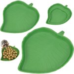 2pc bol d'alimentation pour reptiles, accessoires pour tortues, nourriture pour bol pour reptiles en ...