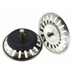 2pcs bonde  panier universelle 8 cm filtre  vier de cuisine en acier inoxydable filtre bouchon d'vier ...