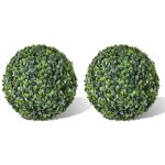 2pcs boules de buis artificielles, boules topiaires artificielles, plantes artificielles pour décoration ... 2pcs boules de buis artificielles, boules topiaires artificielles, plantes artificielles pour décoration ...