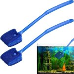 2pcs brosse de nettoyage d'aquarium en eponge 40cm grattoir d'algues d'aquarium double face accessoires ...