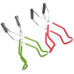 2pcs canning jar lifter tongs stainless steel widemouth feeding bottle clip with grip handle