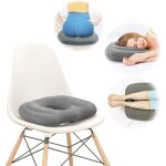 2pcs coussin gonflable en forme de donut pour un confort optimal. idal pour le coccyx, la prostate, ...