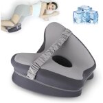 2pcs coussins rel�ve - jambes, oreiller jambes orthop�dique, coussin pour genoux pour dormir sur le c�t�, ...